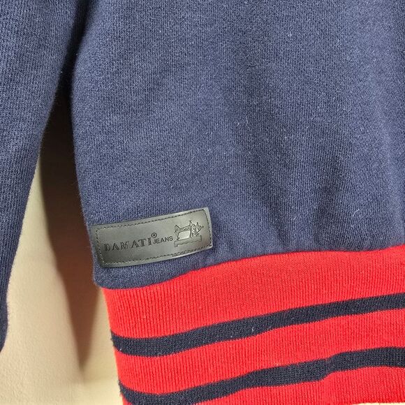 Damati Los Angeles Yin Yang Heart Long Sleeve Crewneck Sweatshirt Small - Picture 7 of 7